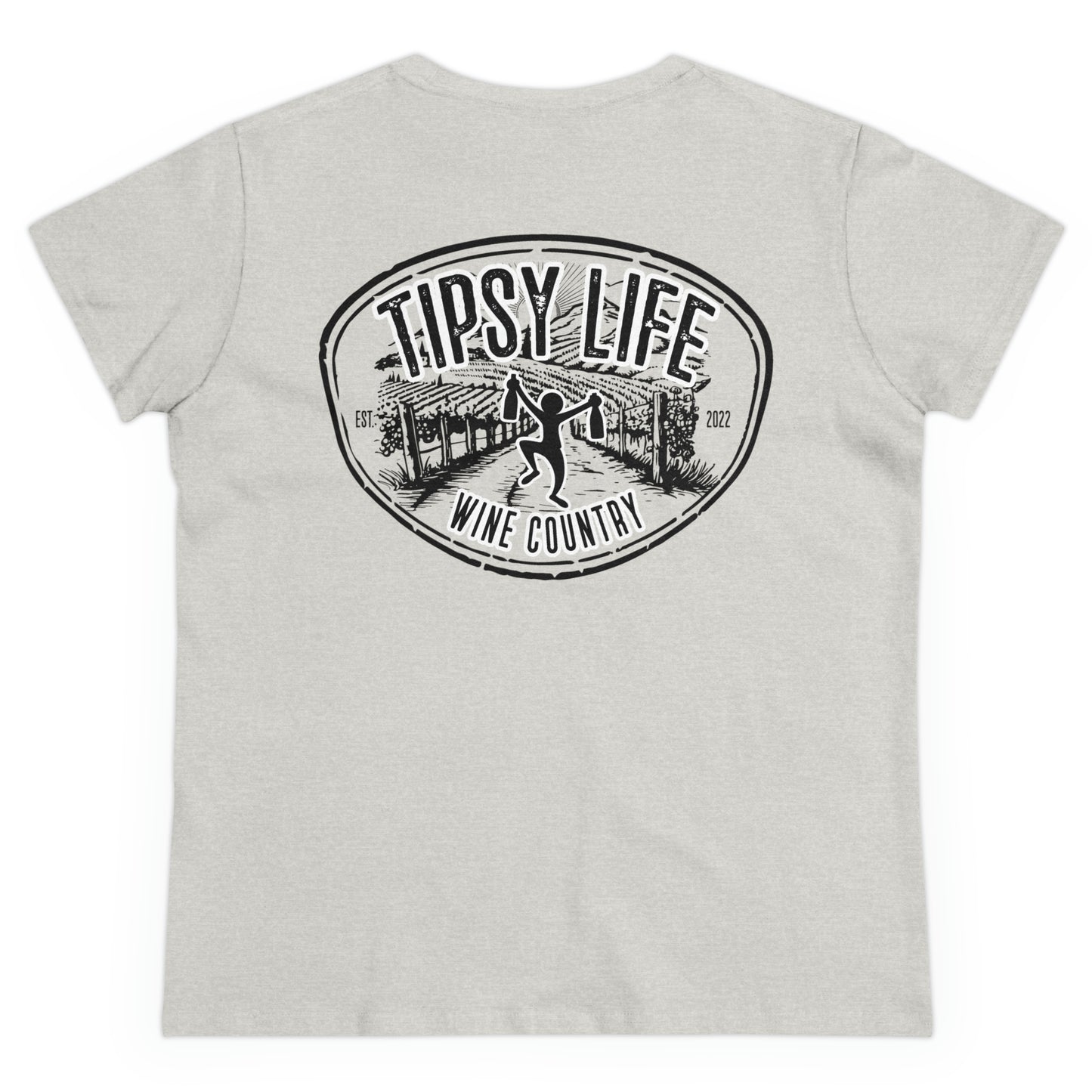 Wine Country women's T-Shirt - Grey