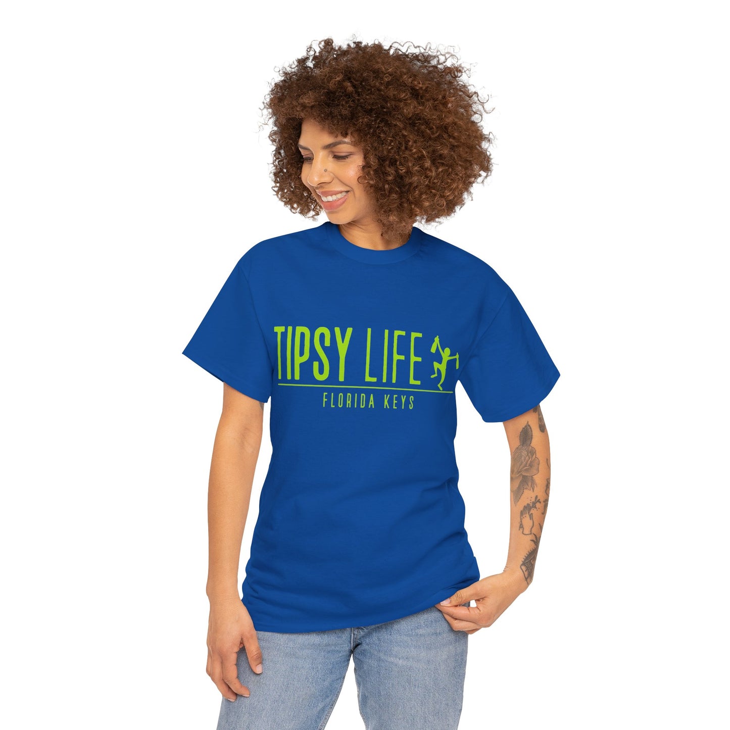 Florida Keys Tipsy Life T-Shirt with Lime Ink