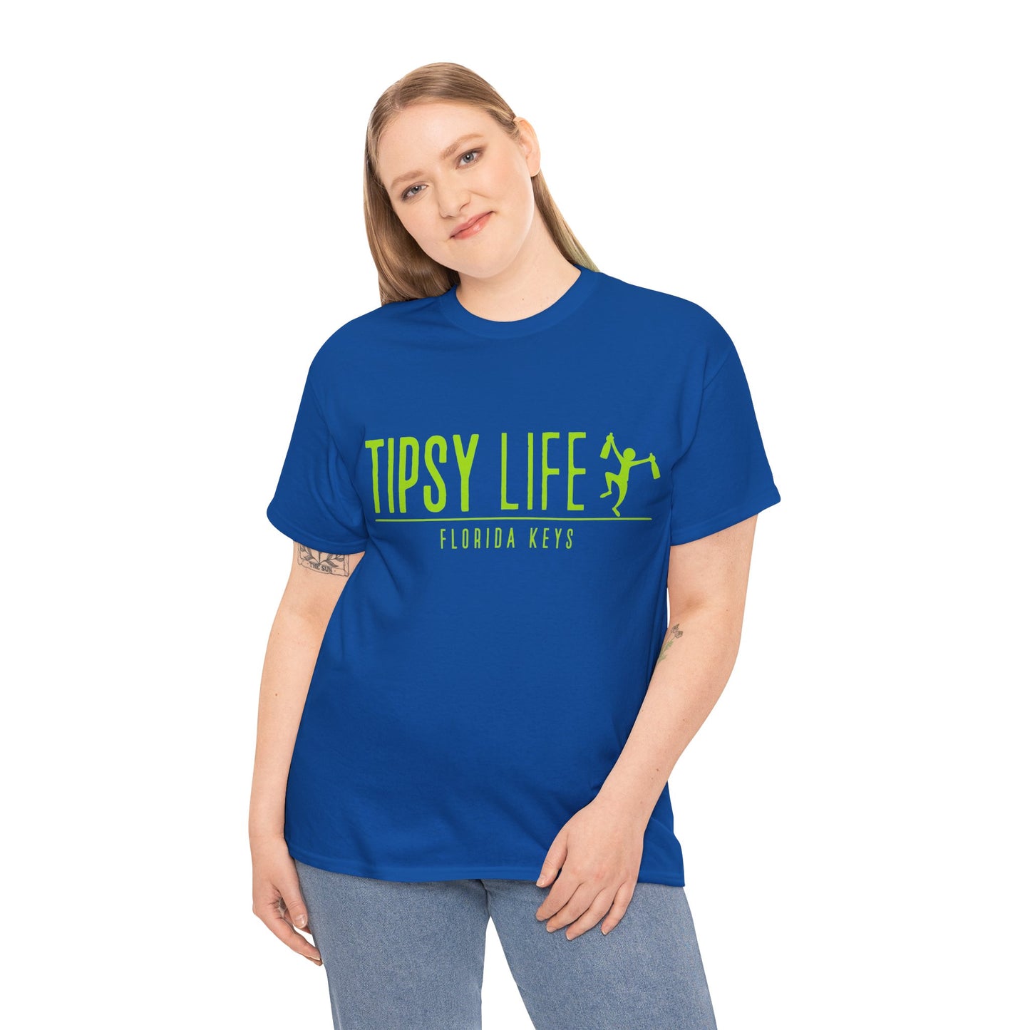 Florida Keys Tipsy Life T-Shirt with Lime Ink