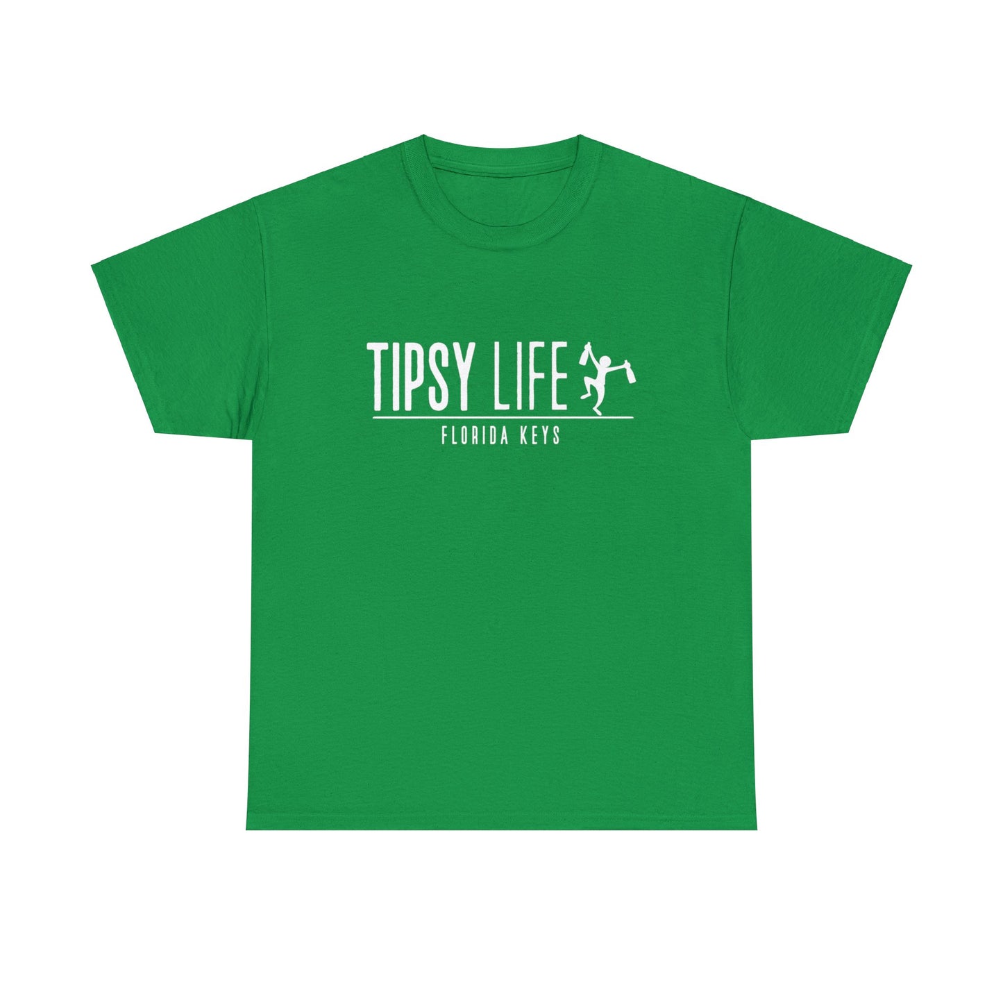 Florida Keys Tipsy Life T-Shirt with White Ink