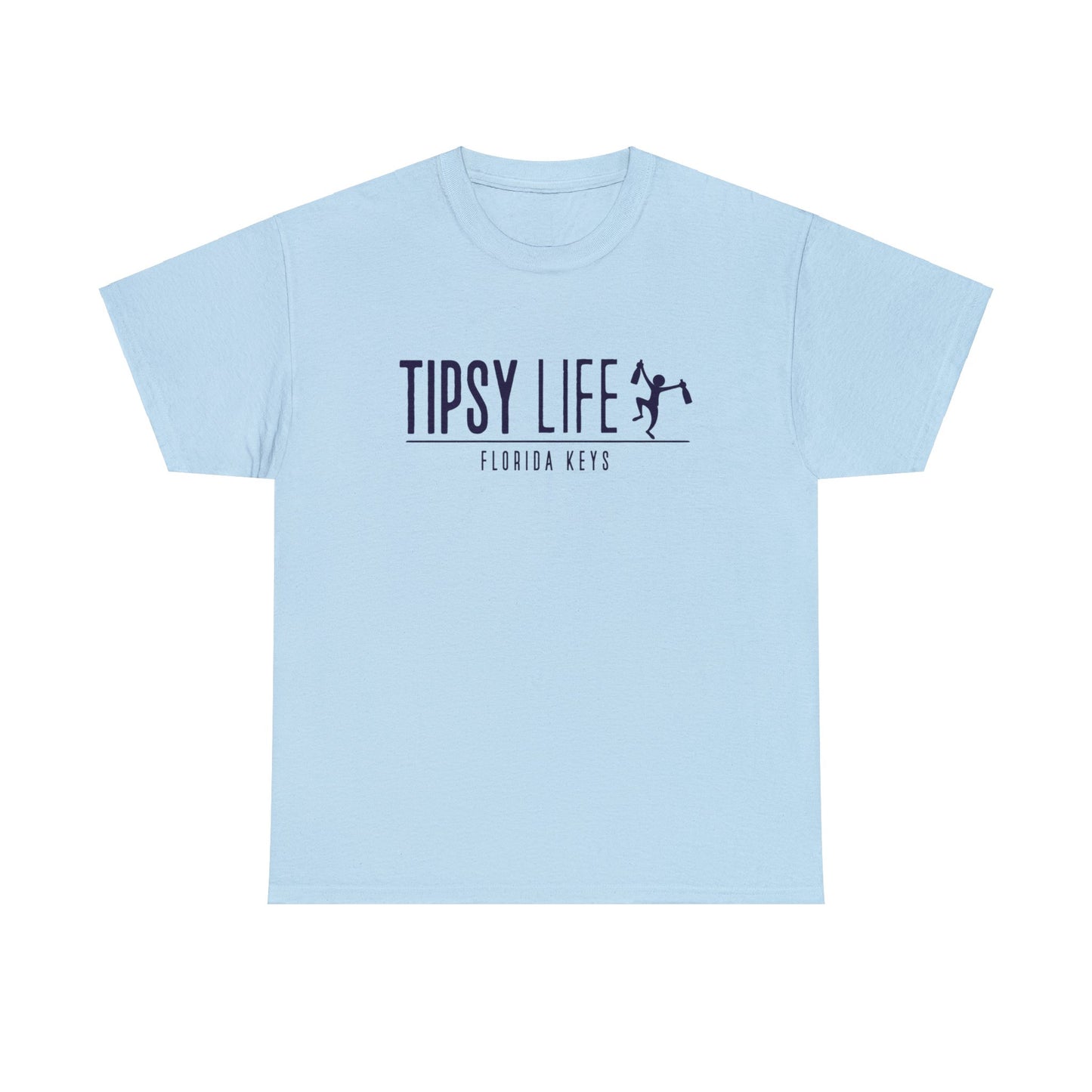 Florida Keys Tipsy Life T-Shirt with Navy Ink