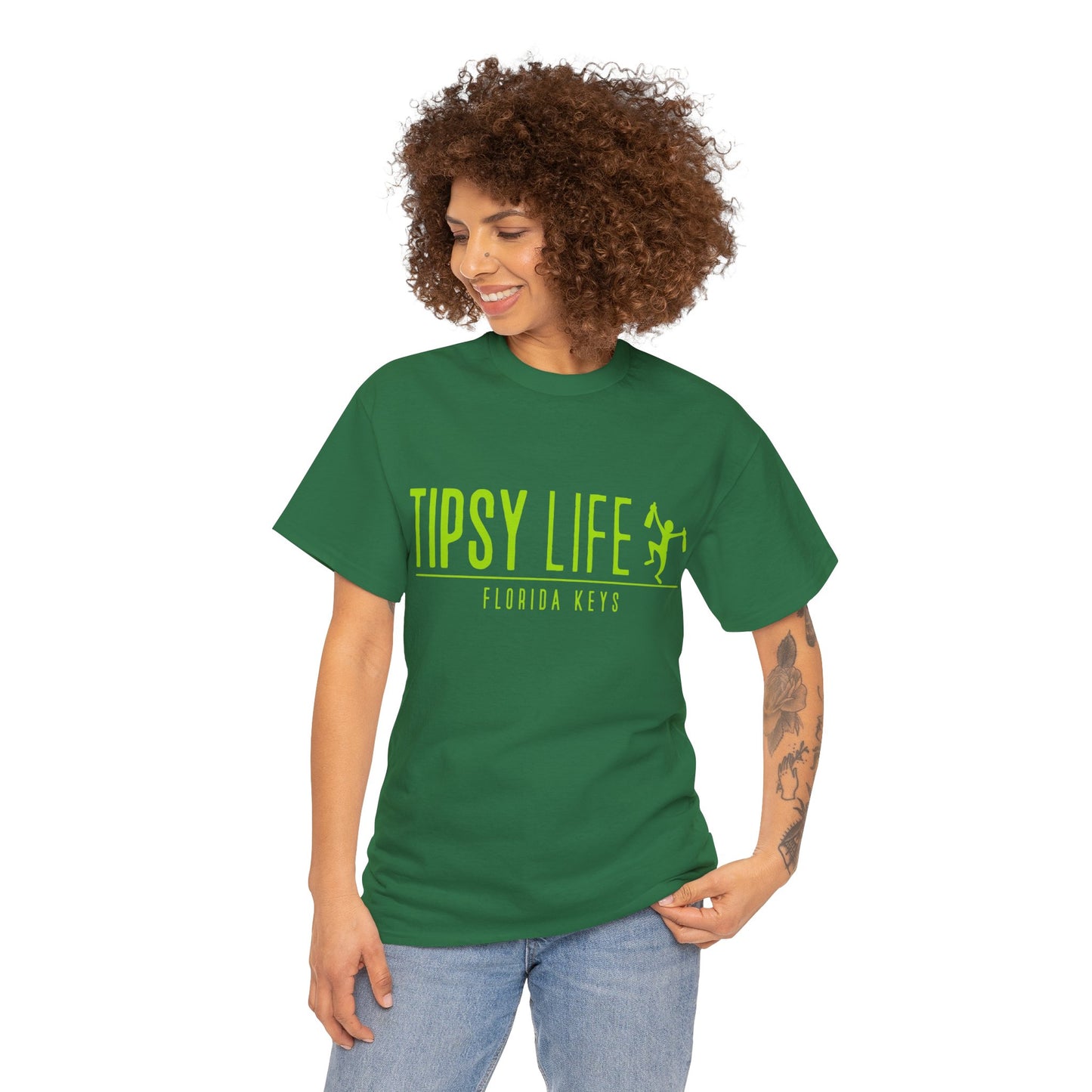 Florida Keys Tipsy Life T-Shirt with Lime Ink