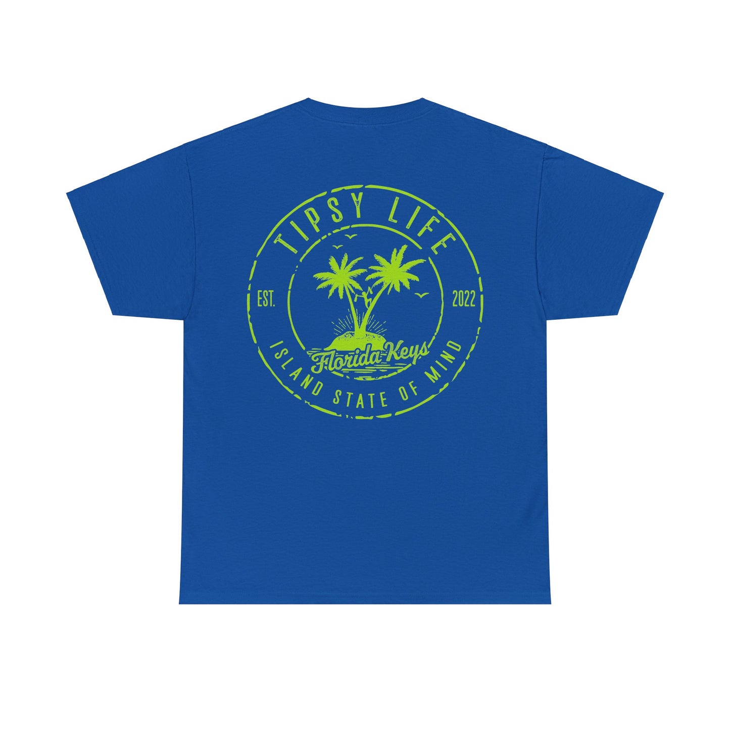 Florida Keys Tipsy Life T-Shirt with Lime Ink