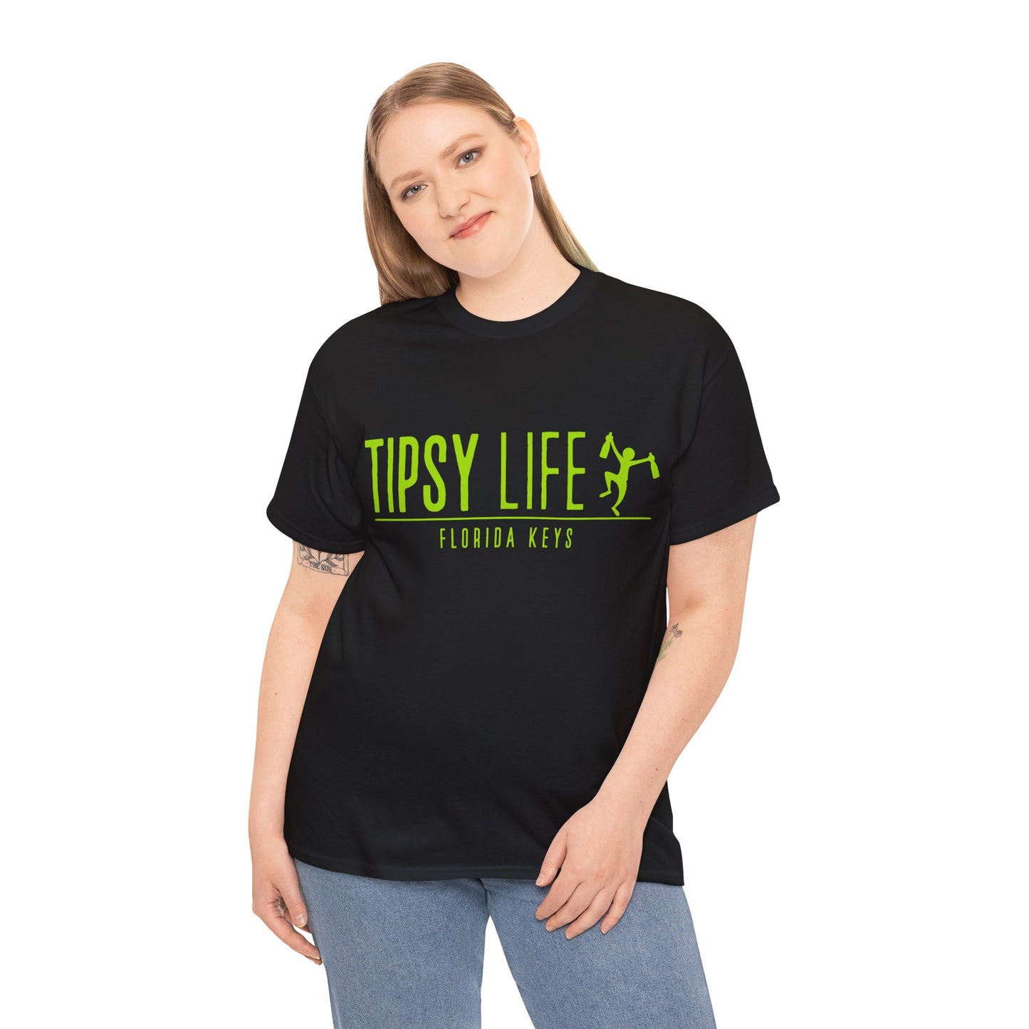 Florida Keys Tipsy Life T-Shirt with Lime Ink