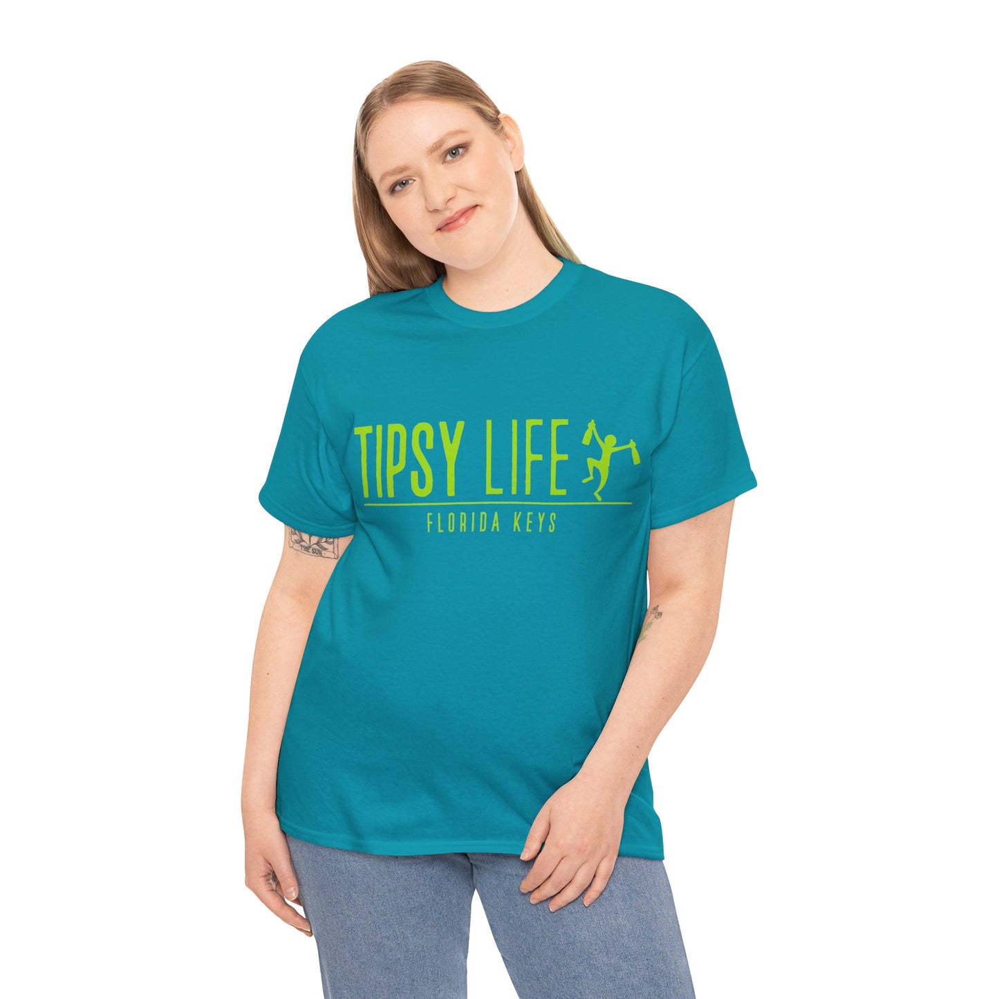 Florida Keys Tipsy Life T-Shirt with Lime Ink