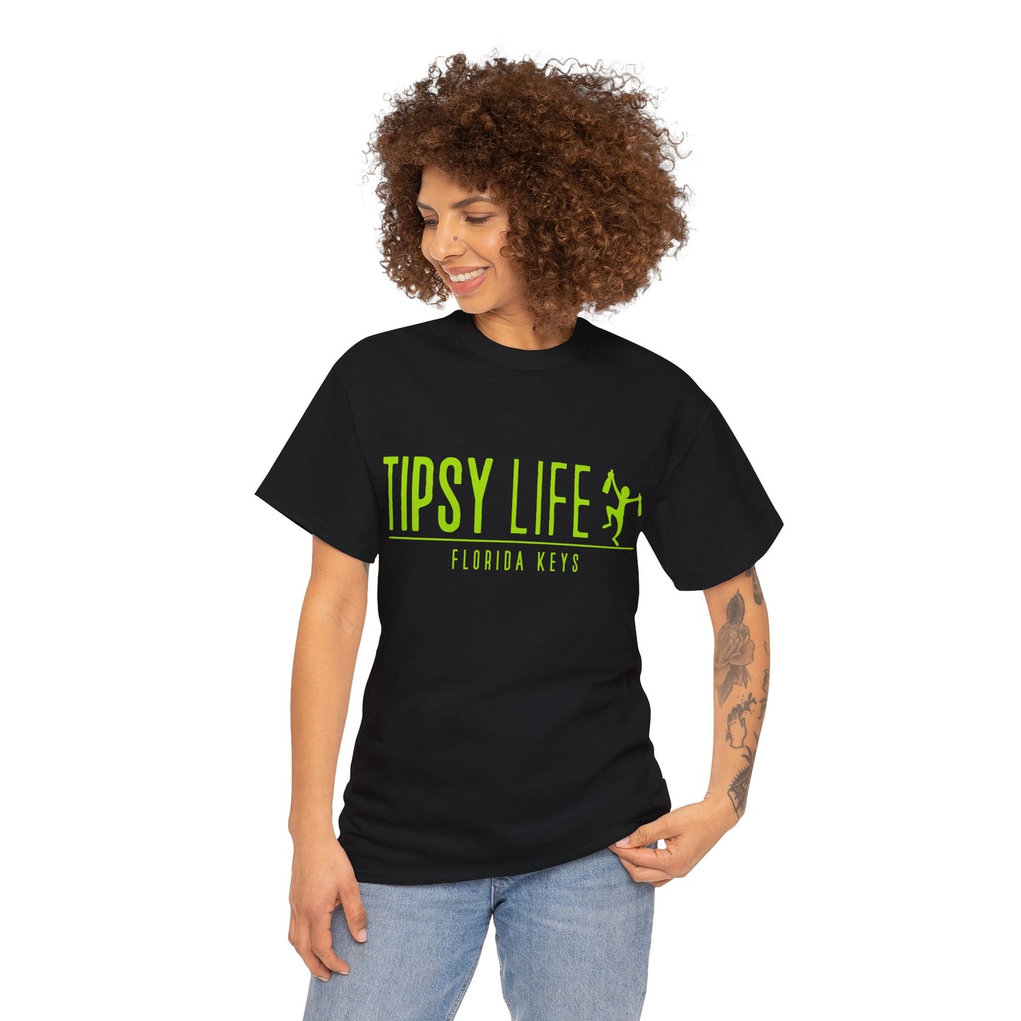 Florida Keys Tipsy Life T-Shirt with Lime Ink