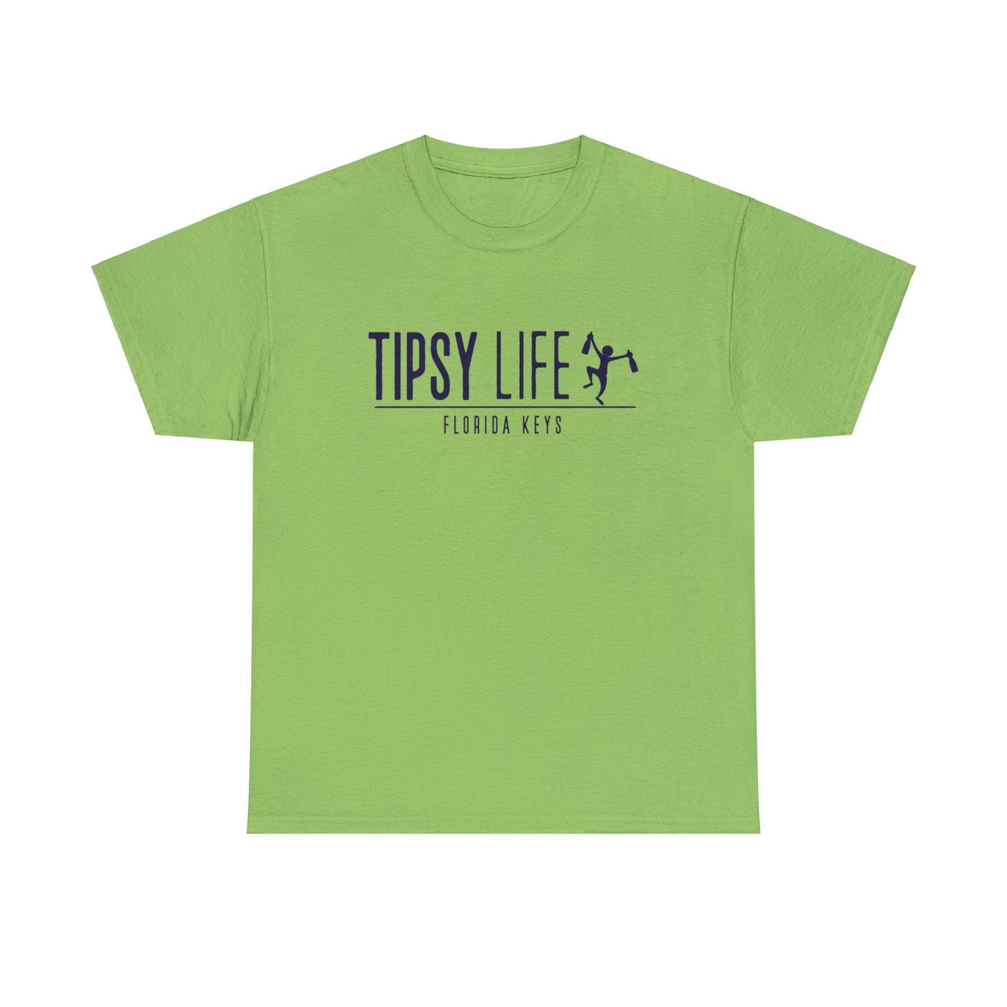 Florida Keys Tipsy Life T-Shirt with Navy Ink