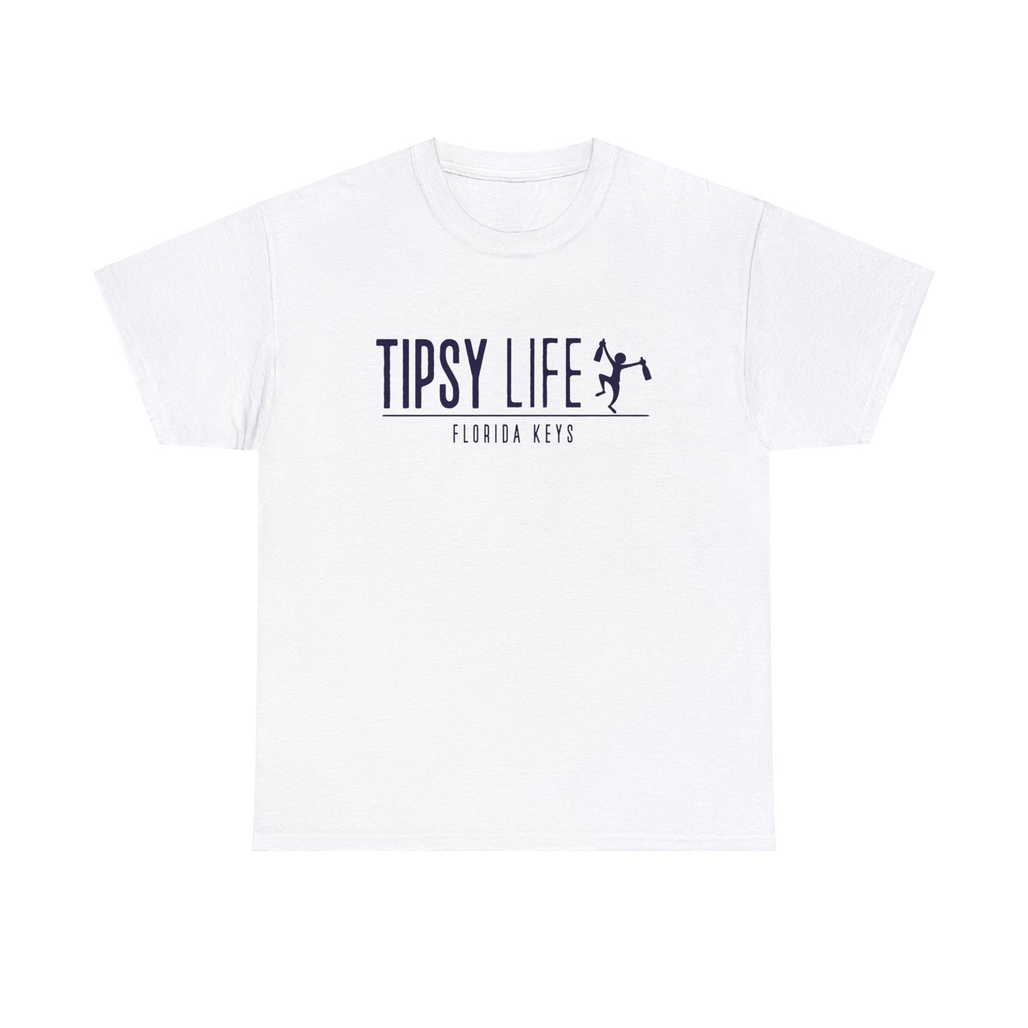 Florida Keys Tipsy Life T-Shirt with Navy Ink