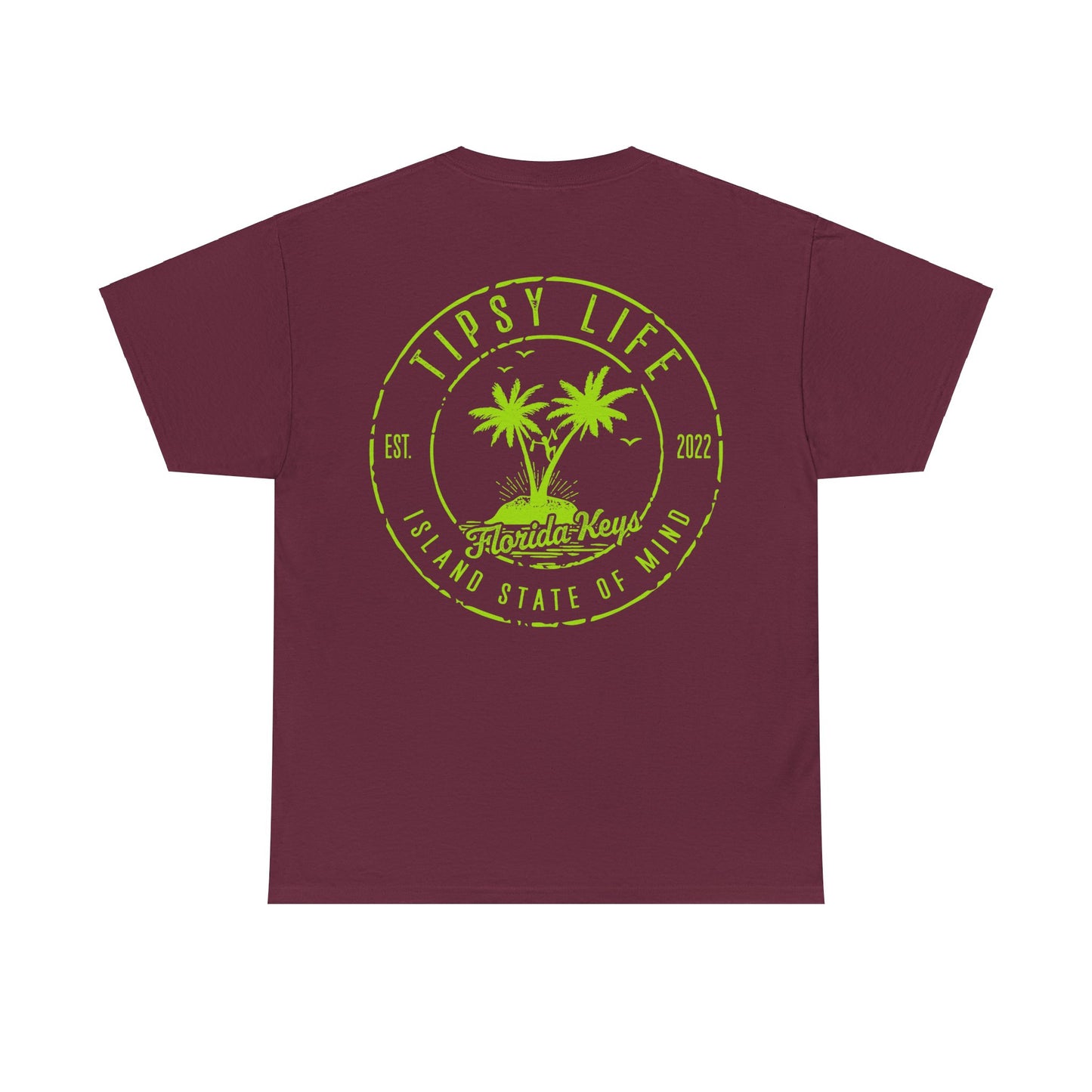 Florida Keys Tipsy Life T-Shirt with Lime Ink