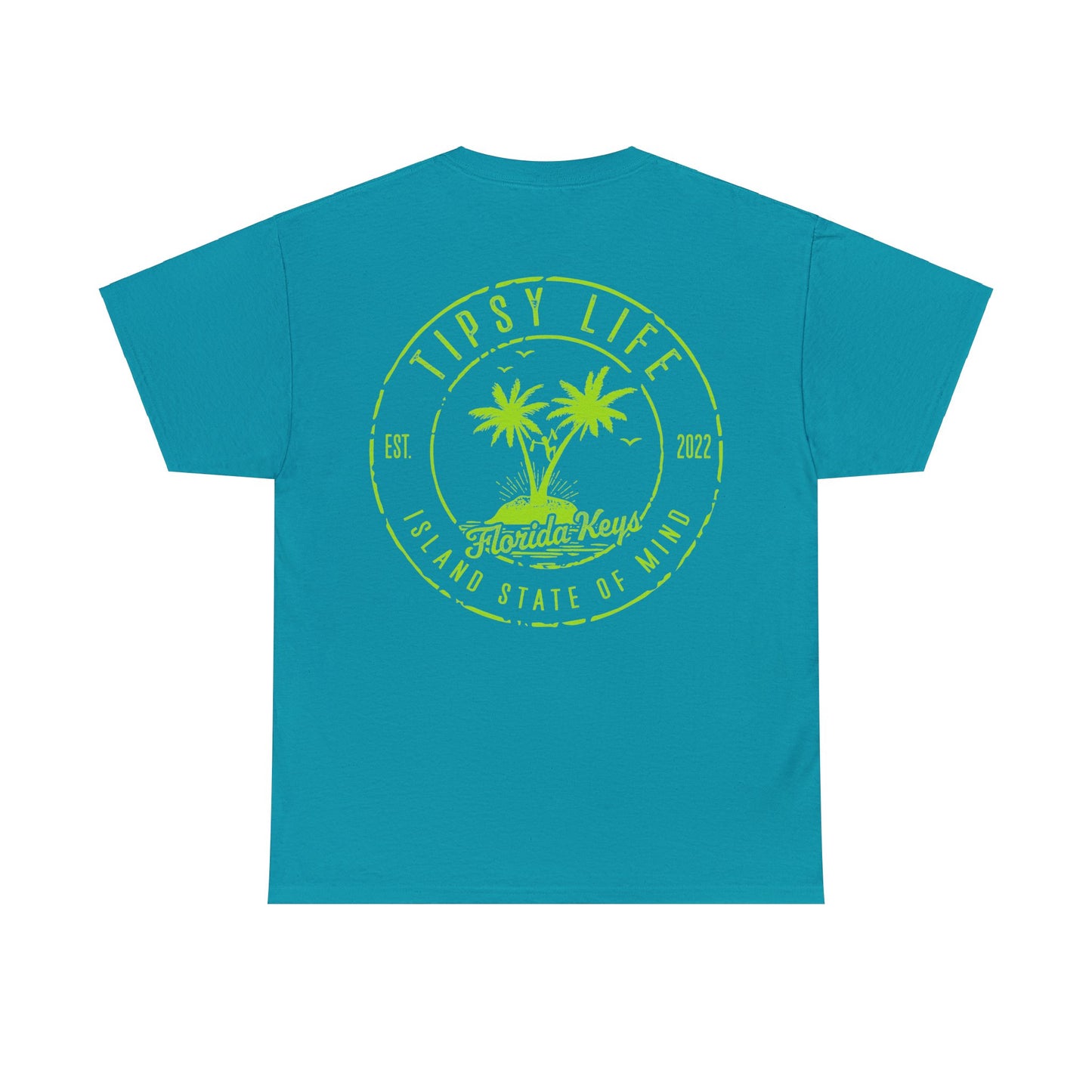 Florida Keys Tipsy Life T-Shirt with Lime Ink