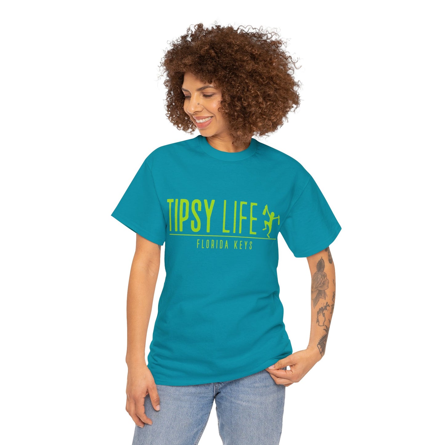 Florida Keys Tipsy Life T-Shirt with Lime Ink