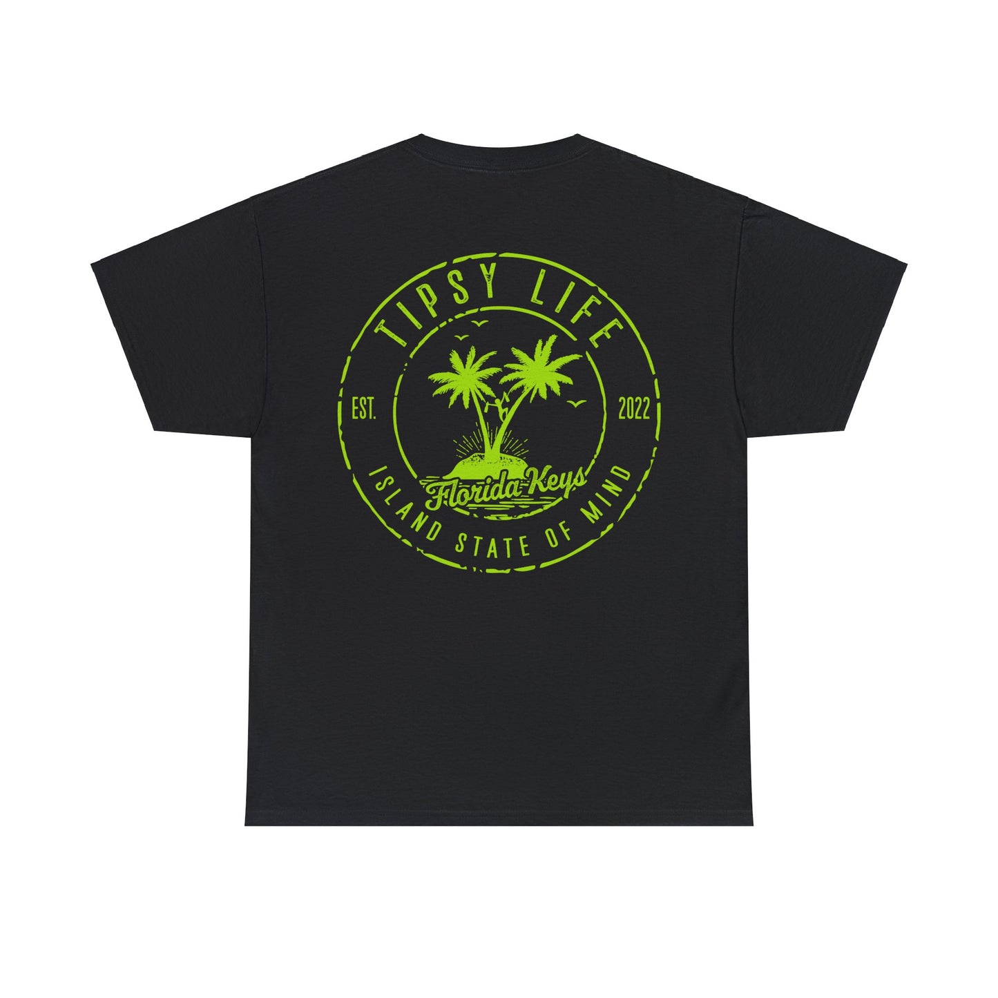 Florida Keys Tipsy Life T-Shirt with Lime Ink